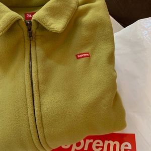 supreme polartec harrington jacket pink